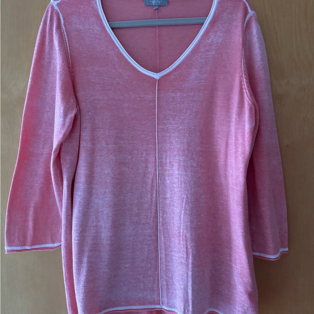 Habitat Pink V-Neck Sweater